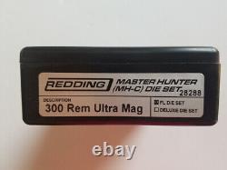 28288 Redding Master Hunter Die Set 300 Rem Ultra Mag Brand New Free Ship