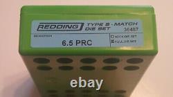 36487 Redding Type-s Match Bushing Full Die Set 6.5 Prc Brand New