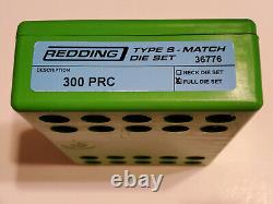 36776 Redding Type-s Match Bushing Full Die Set 300 Prc Brand New