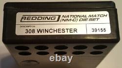 39155 Redding National Match Die Set 308 Winchester Brand New Free Ship