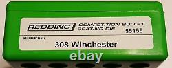 55155 Redding Competition Seating Die 308 Winchester New Free Ship