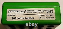 58155 Redding Type-s Competition Bushing Neck Die Set- 308 Winchester New