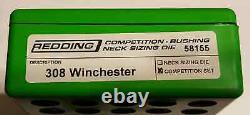 58155 Redding Type-s Competition Bushing Neck Die Set- 308 Winchester New