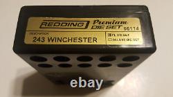 66114 Redding 2-die Premium Full Length Die Set 243 Winchester Brand New