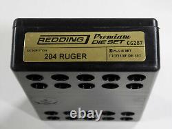 66287 Redding 2-die Premium Full Length Die Set 204 Ruger Brand New