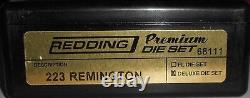 68111 Redding 3-die Premium Deluxe Bottle Neck Set 223 Remington Brand New