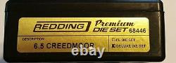 68446 Redding 3-die Premium Deluxe Bottle Neck Set 6.5mm Creedmoor Brand New