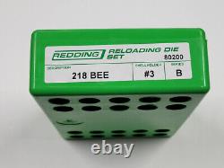 80200 Redding 2-die Full Length Die Set 218 Bee Brand New Free Shipping