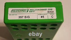 80434 Redding Full Length 3-die Set 357 Sig Brand New Free Shipping