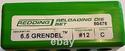 80478 Redding 6.5 Grendel Full Length 2-die Set Brand New Free Shipping