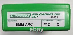 80674 Redding Standard 2-die Set 6mm Arc New Free Ship