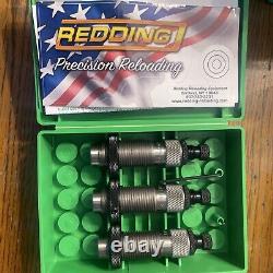 84102 Redding 3-die Deluxe (full Length/neck) Die Set 22 Hornet New