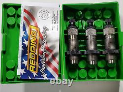 84102 Redding 3-die Deluxe (full Length/neck) Die Set 22 Hornet New