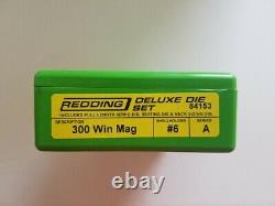 84153 Redding 3-die Deluxe (full Length/neck) Die Set 300 Winchester Mag New