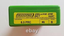 84487 Redding 3-die Full Length / Neck Deluxe Die Set 6.5 Prc Brand New