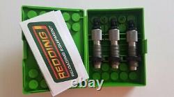 84487 Redding 3-die Full Length / Neck Deluxe Die Set 6.5 Prc Brand New