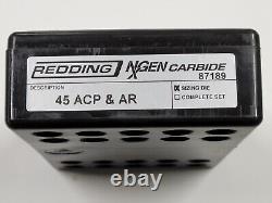 87189 Redding Nxgen Carbide Sizing Die 45 Acp Brand New