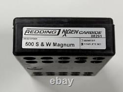 88291 Redding Nxgen Carbide 3-die Set 500 S & W Magnum Brand New