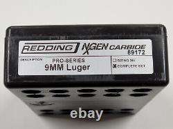 89172 Redding Nxgen Carbide Pro Series Die Set 9mm Luger Brand New