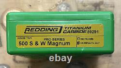 89291 Redding Carbide Pro Series Die Set 500 Smith Wesson S&w Magnum-hand Cannon