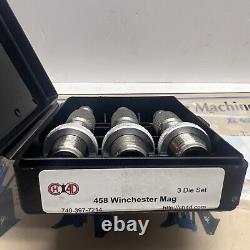 Ch 4 D 458 Winchester Magnum Reloading 3 Die Set Rifle  Shell Holder Nos