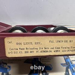 Ch 4d Die Com 8mm Lebel Rev 3 Die Set Case & Forming & #12 Sh Nos