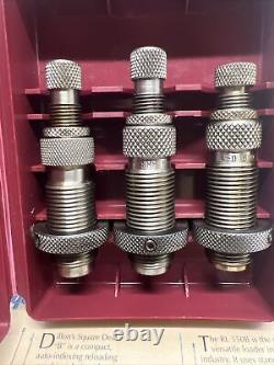 Ch 4d Die Com 8mm Lebel Rev 3 Die Set Case & Forming & #12 Sh Nos