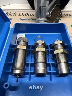 Dillon Lot 38/357 3 Die Set 550 & Conversion Kit Powder Measure Tool Head Stand