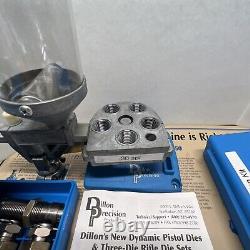 Dillon Lot 38/357 3 Die Set 650 Conversion Kit Powder Measure Tool Head ++ Nos