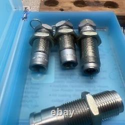 Dillon Lot 9 MM 3 Die Set 550 Kit Powder Measure, Funnel F, P-die & Tool Head