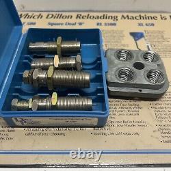 Dillon Precision Carbide 3 Die Set 45 Acp Reloading Tool Head & P-die