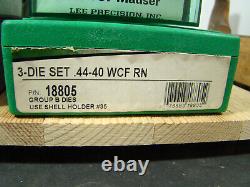 FOUR RELOADING DIES RCBS 357MAG. 38SPL, 357 MAX, 44-40 & Lee 8x57 Mauser