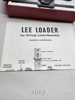 Lee Loader 6.5 Jap Japanese Rifle Reloading Dies Rare Complete Set Good Quality