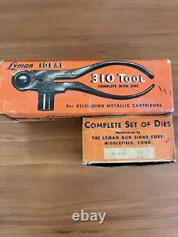 Lyman Ideal 310 Reloading Tool 308 Win with box & dies