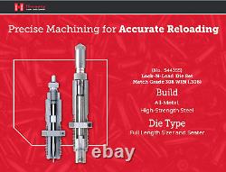 Match Grade 2 Die Set Caliber Specific Reloading Equipment Full Length Sizer