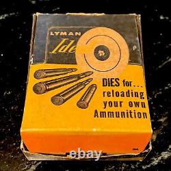 NOS Lyman Ideal 4 Pc Dies Set 7.62 Russ 7.62x54R Complete New In Original Box