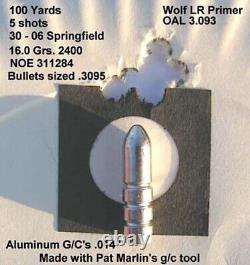 Patmarlins Checkmaker Gas Check Forming Tool and Die Set in 22 cal