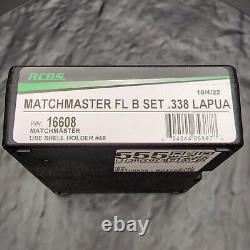 RCBS 16608 Full Length Matchmaster Die Set for. 338 Lapua Magnum Rifle