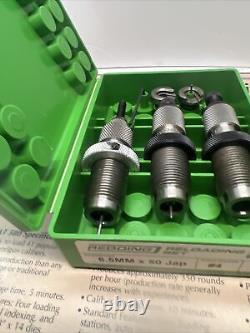 REDDING 6.5x50 JAPANESE 2 DIES SET & RCBS 30 HMSA SIZER 9& 11 SH C -DESCRIPTION