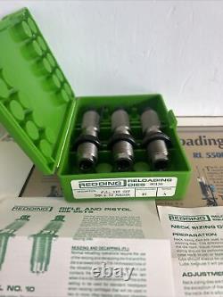 REDDING 7x57 MAUSER FULL LENGTH 3 DIE SET #80138 NOS