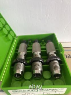 REDDING 7x57 MAUSER FULL LENGTH 3 DIE SET #80138 NOS