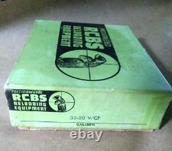 Rare -RCBS 32-20 WCF Reloading 3 Die Set