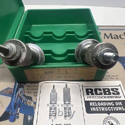 Rcbs 219 Zipper Fl 2 Reloading Die Set Sizer & Seater # 26001