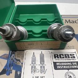 Rcbs 219 Zipper Fl 2 Reloading Die Set Sizer & Seater # 26001