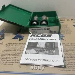 Rcbs 224 Wby Mag Fl Reloading Die Set #56755 Nos Nice