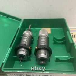 Rcbs 224 Wby Mag Fl Reloading Die Set #56755 Nos Nice