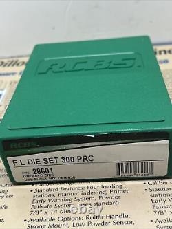 Rcbs 300 Prc Full Length Die Set # 28601 Reloading Unopened Box New