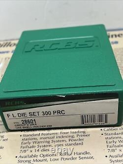 Rcbs 300 Prc Full Length Die Set # 28601 Reloading Unopened Box New