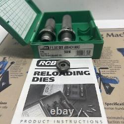 Rcbs. 450 Ack Magnum Big Bore 2 Die Reloading Set & #6 Sh # 56690 Nos