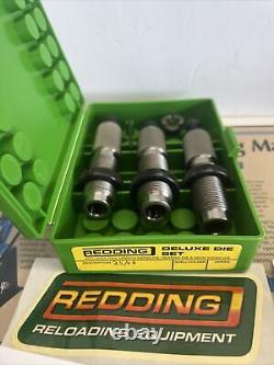 Redding 25-06 Remington Deluxe 3 Die Set & #3 Sh # 80120 Nos